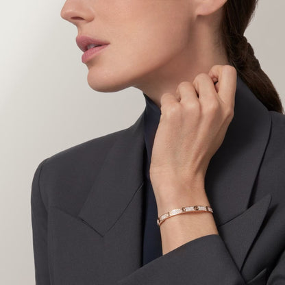 [Noble Aura jewelry]LOVE BRACELET 4.8MM DIAMOND-PAVED