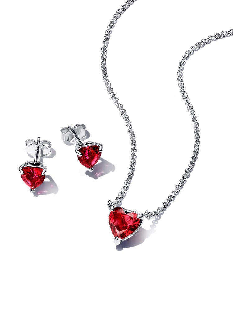 Heart Necklace Set