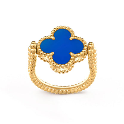 [Noble Aura jewelry]CLOVER RIVERSIBLE RING GOLD COLLECTION