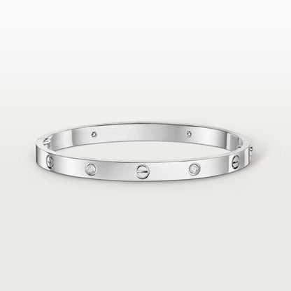 [Noble Aura jewelry]LOVE BRACELET 4.8MM 4 DIAMONDS