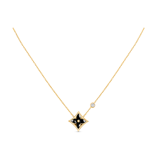 [Noble Aura jewelry]STAR BLACK MOP NECKLACE