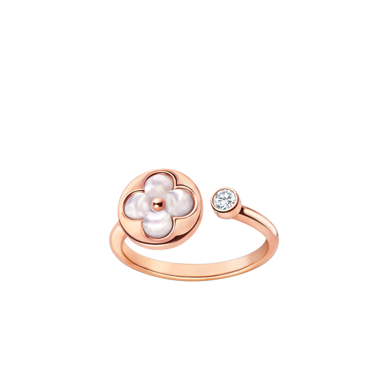 [Noble Aura jewelry]SUN 1 DIAMOND PINK MOP RING