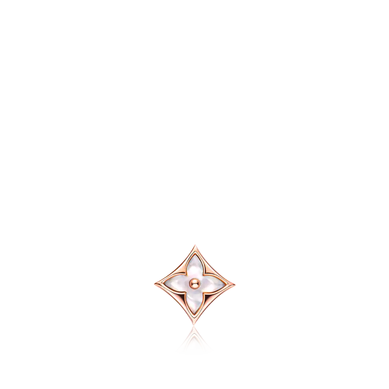 [Noble Aura jewelry]STAR MOP PINK GOLD EARRINGS