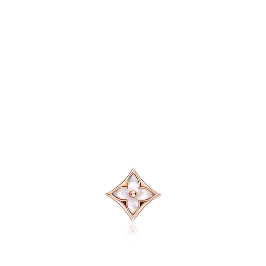 [Noble Aura jewelry]STAR MOP PINK GOLD EARRINGS