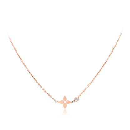 [Noble Aura jewelry]BLOSSOM PENDANT PINK GOLD AND DIAMOND