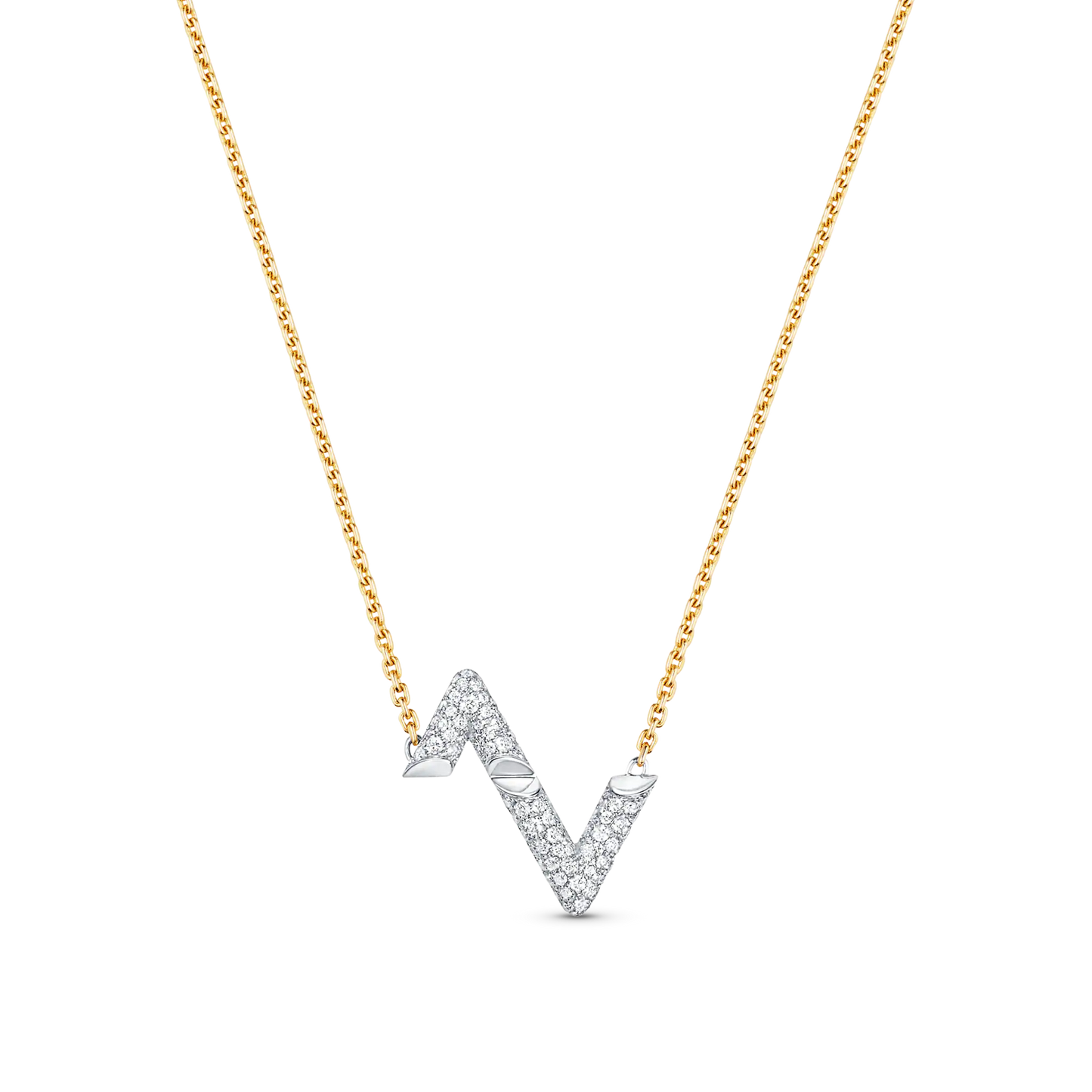 [Noble Aura jewelry]VOLT SILVER DIAMOND PEDANT NECKLACE