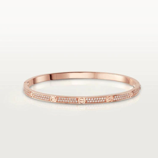 [Noble Aura jewelry]LOVE BRACELET 3.65MM DIAMOND-PAVED