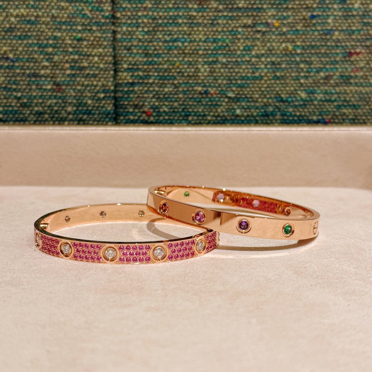 [Noble Aura jewelry]2026 RAINBOW LOVE BRACELET 6.1MM  10 DIAMONDS
