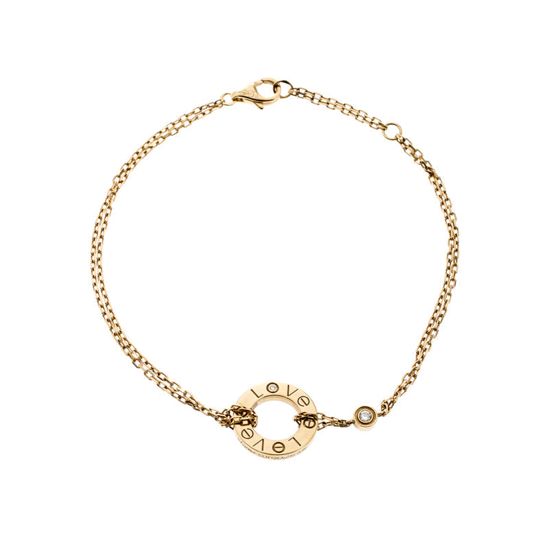 [Noble Aura jewelry]LOVE BRACELET 2 DIAMOND