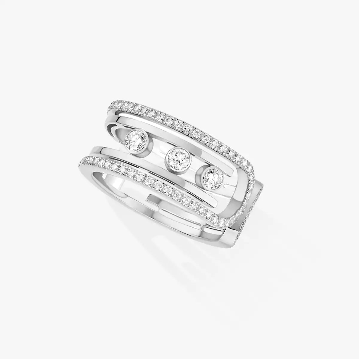 [Noble Aura jewelry]Move 10th Diamond Ring in Gold