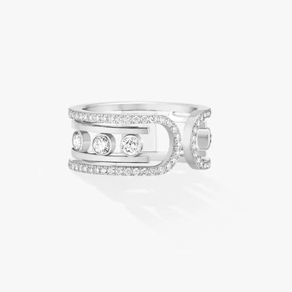 [Noble Aura jewelry]Move 10th Diamond Ring in Gold