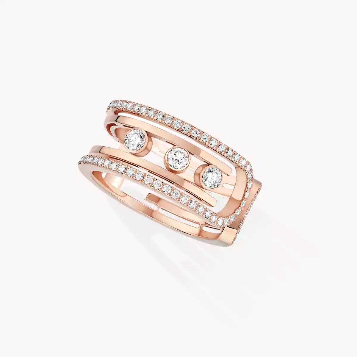[Noble Aura jewelry]Move 10th Diamond Ring in Gold