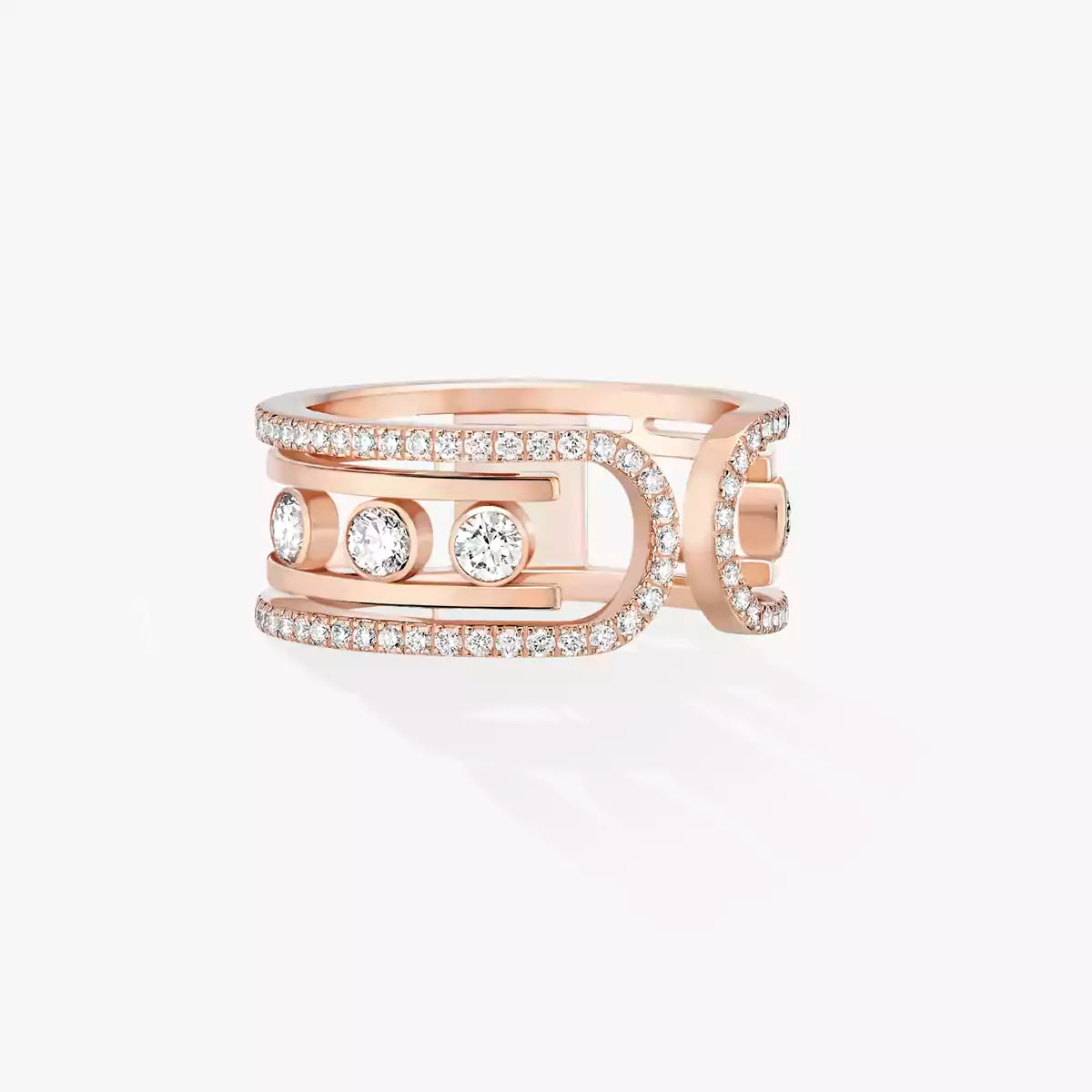 [Noble Aura jewelry]Move 10th Diamond Ring in Gold
