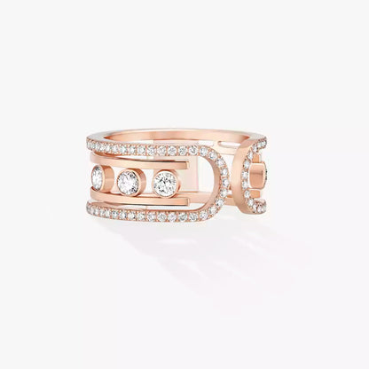 [Noble Aura jewelry]Move 10th Diamond Ring in Gold