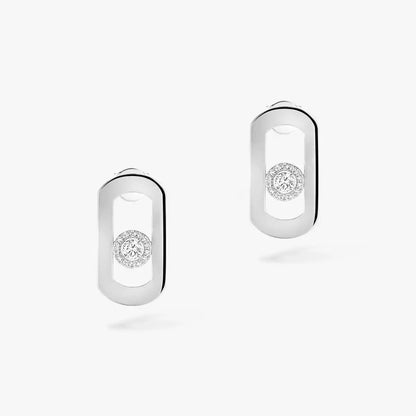[Noble Aura jewelry]So Move Diamond Earrings in Yellow Gold