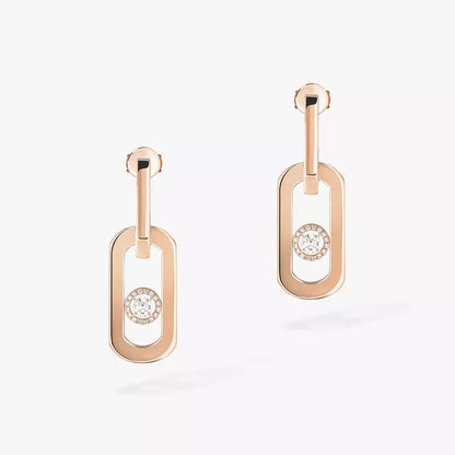 [Noble Aura jewelry]So Move XL Diamond Pendant Earrings