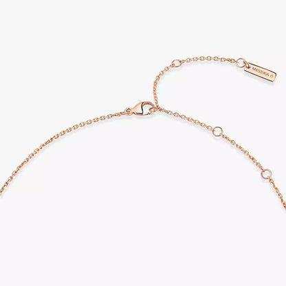 [Noble Aura jewelry]Lucky Eye Diamond Necklace in Rose Gold and Turquoise