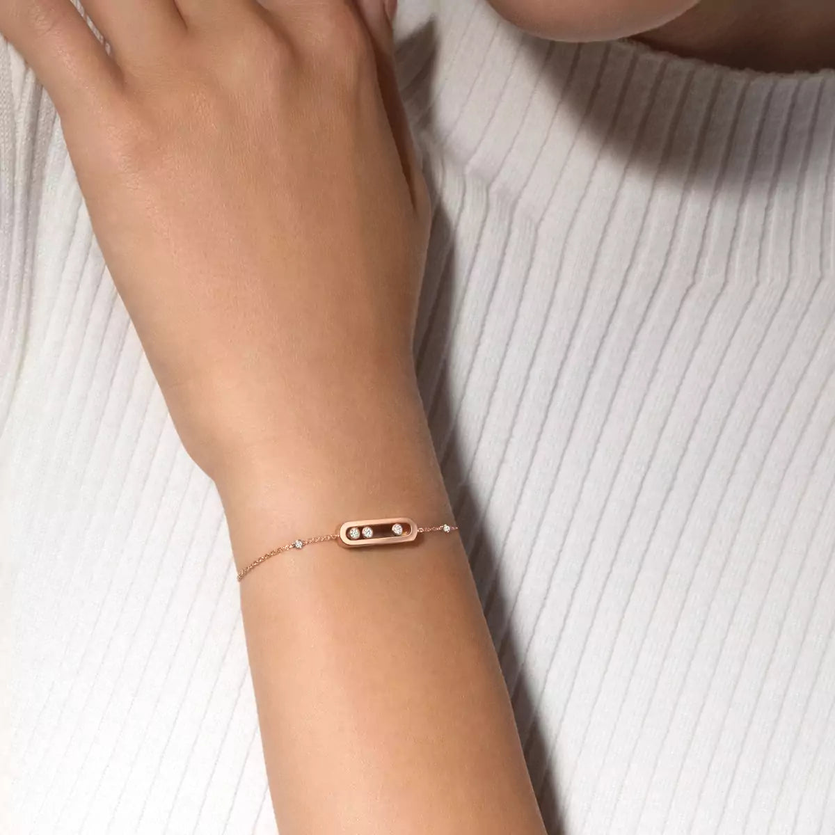 [Noble Aura jewelry]Baby Move Diamond Bracelet