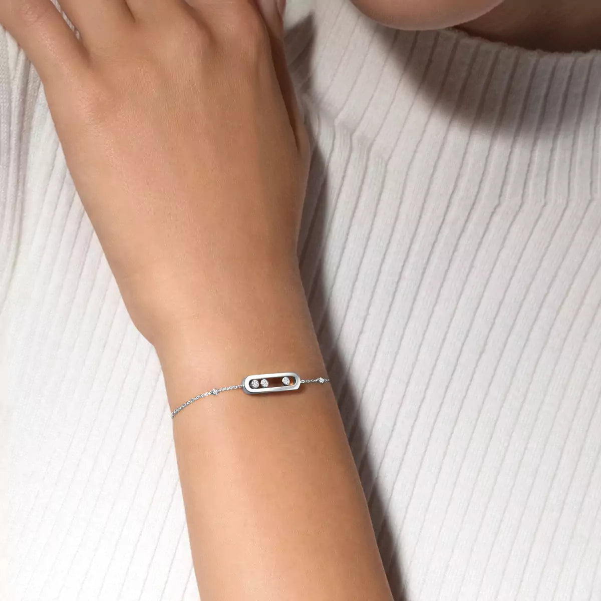 [Noble Aura jewelry]Baby Move Diamond Bracelet