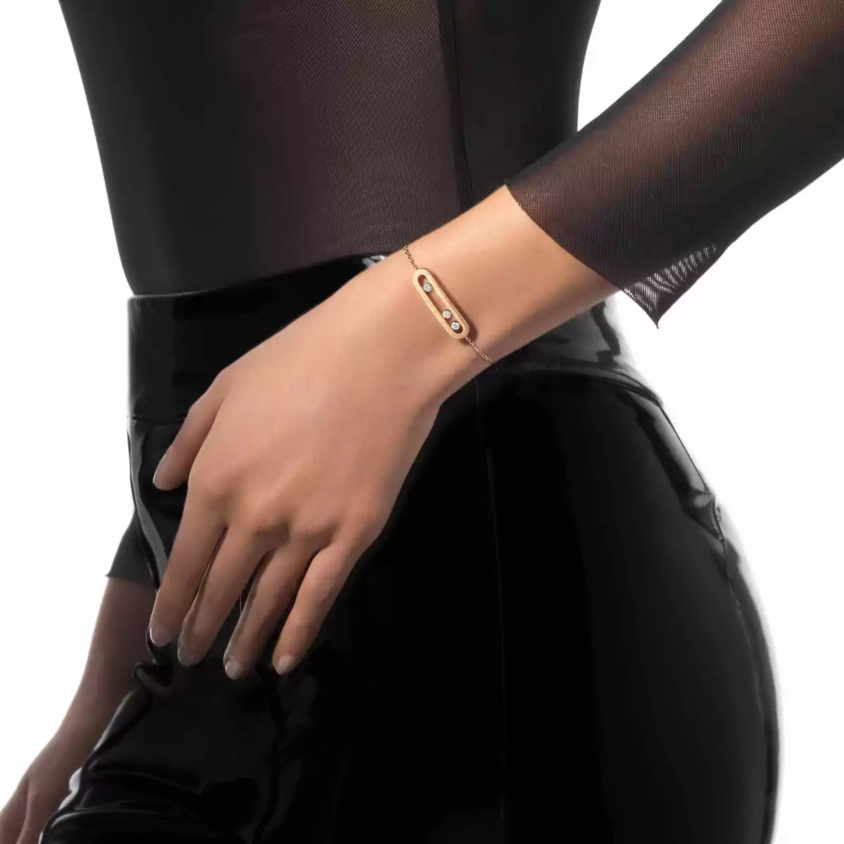 [Noble Aura jewelry]Move Classique Ciselé bracelet