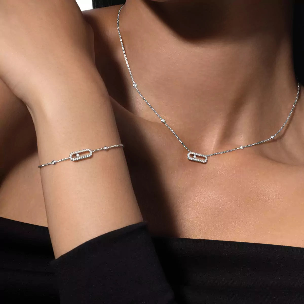 [Noble Aura jewelry]Move Uno Necklace