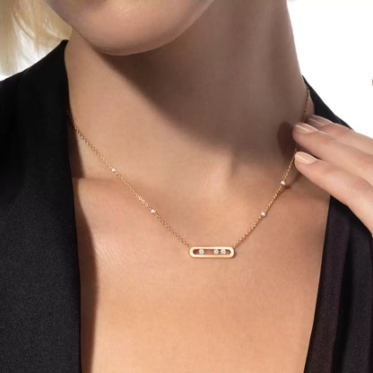 [Noble Aura jewelry]Baby Move Necklace