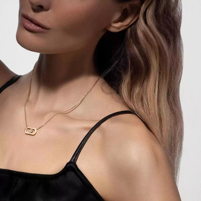 [Noble Aura jewelry]So Move Diamond Necklace in Gold