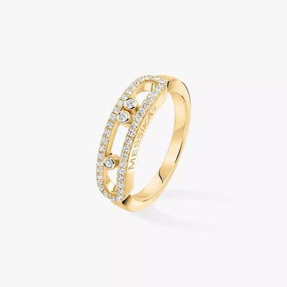 [Noble Aura jewelry] Baby Move Gold Diamond Pave_ Ring