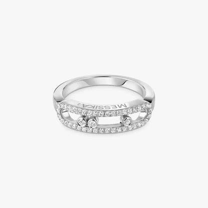 [Noble Aura jewelry] Baby Move Gold Diamond Pave_ Ring