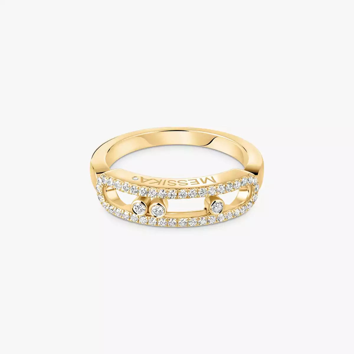 [Noble Aura jewelry] Baby Move Gold Diamond Pave_ Ring