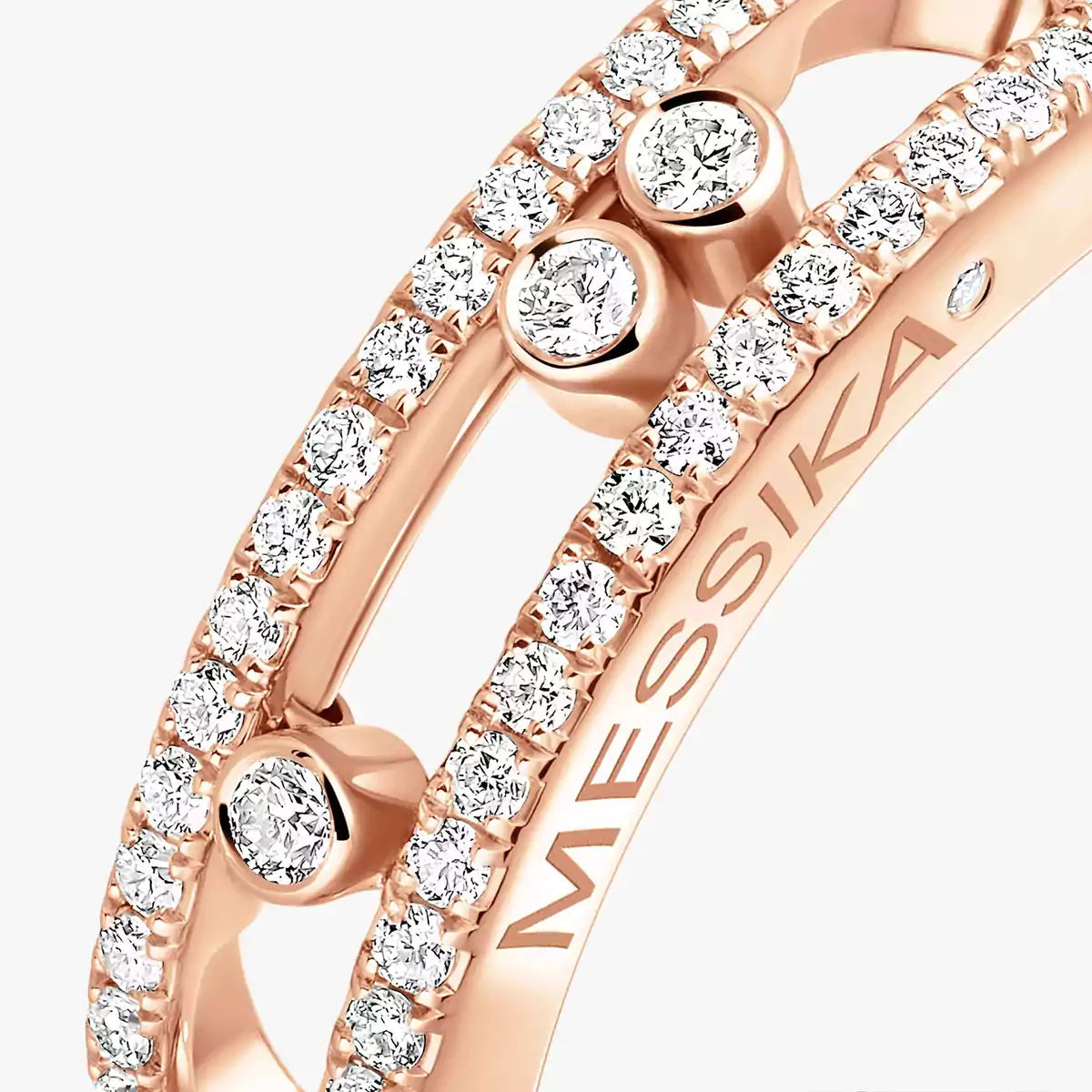 [Noble Aura jewelry] Baby Move Gold Diamond Pave_ Ring