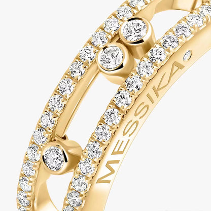 [Noble Aura jewelry] Baby Move Gold Diamond Pave_ Ring