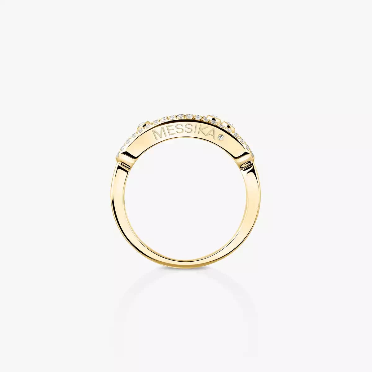 [Noble Aura jewelry] Baby Move Gold Diamond Pave_ Ring