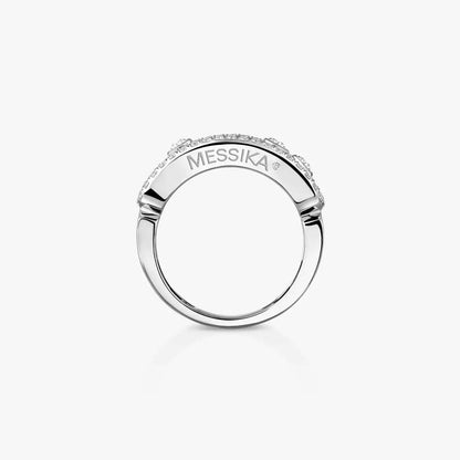 [Noble Aura jewelry] Move Gold Diamond Pave_ Ring