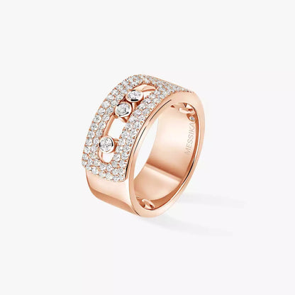 [Noble Aura jewelry] Move Noa Diamond Pave_ Ring