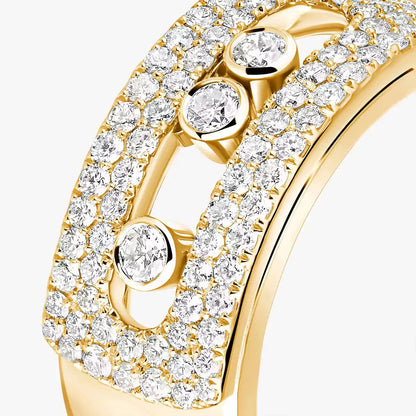 [Noble Aura jewelry] Move Noa Diamond Pave_ Ring