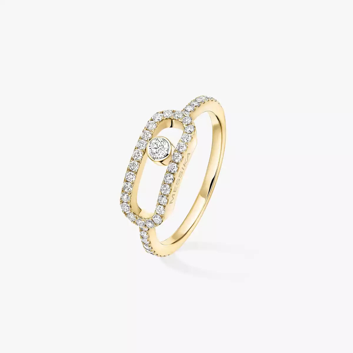 [Noble Aura jewelry]Move Uno Diamond Ring in Gold