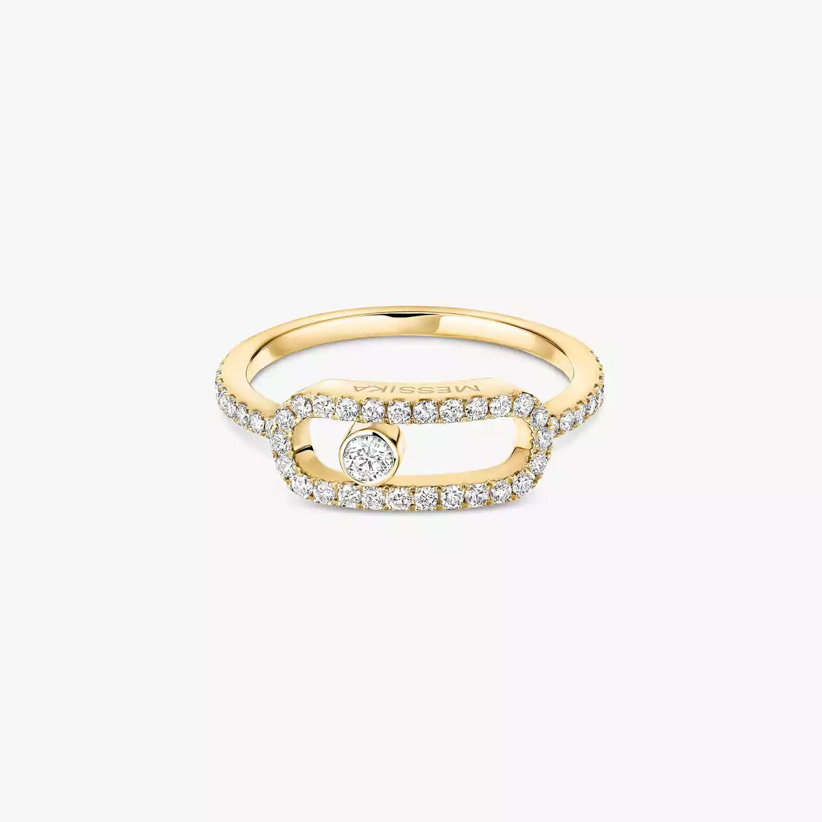 [Noble Aura jewelry]Move Uno Diamond Ring in Gold