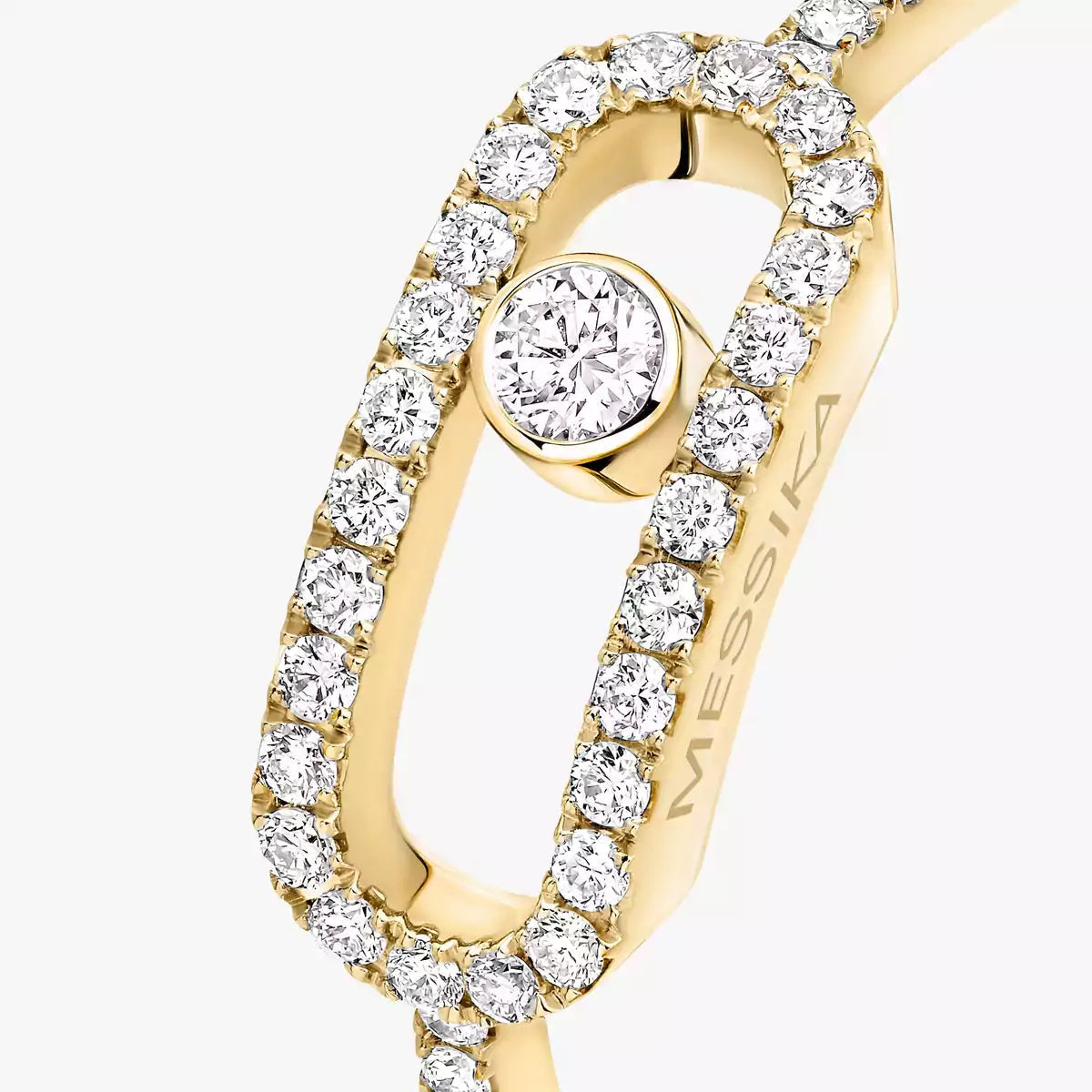 [Noble Aura jewelry]Move Uno Diamond Ring in Gold