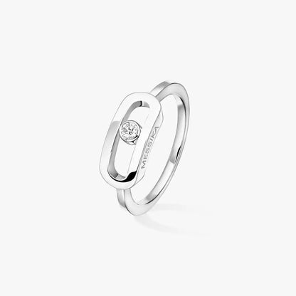 [Noble Aura jewelry]Move Uno Diamond Ring in Gold