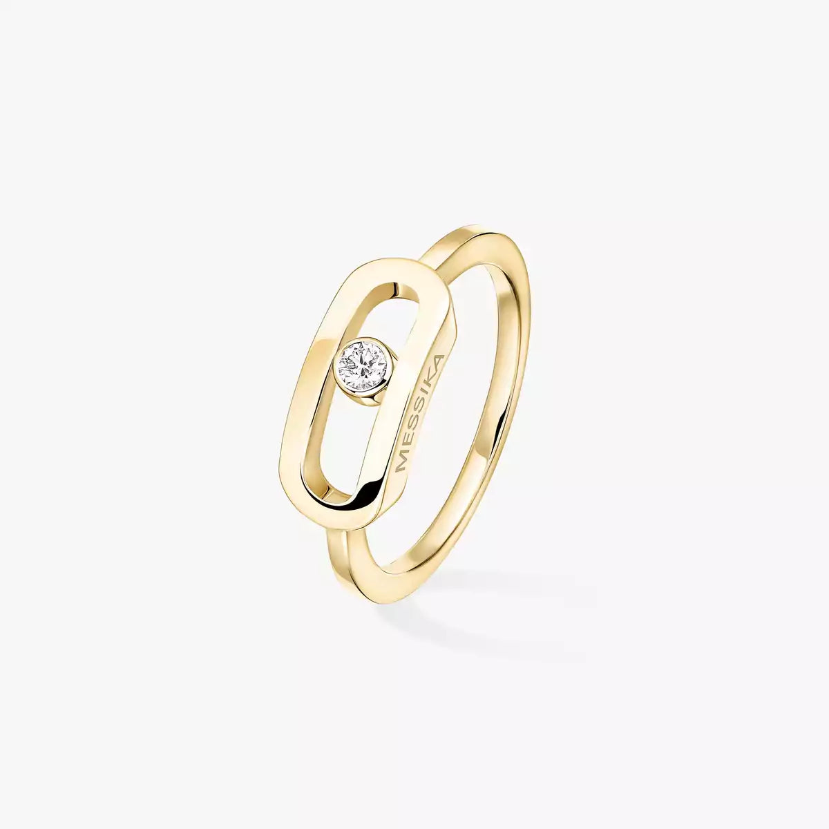 [Noble Aura jewelry]Move Uno Diamond Ring in Gold