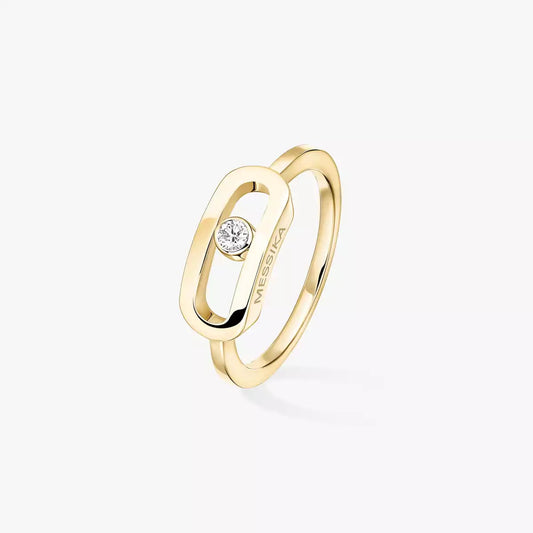 [Noble Aura jewelry]Move Uno Diamond Ring in Gold