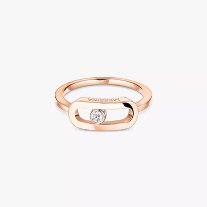 [Noble Aura jewelry]Move Uno Diamond Ring in Gold