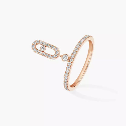 [Noble Aura jewelry]Move Uno Diamond Ring