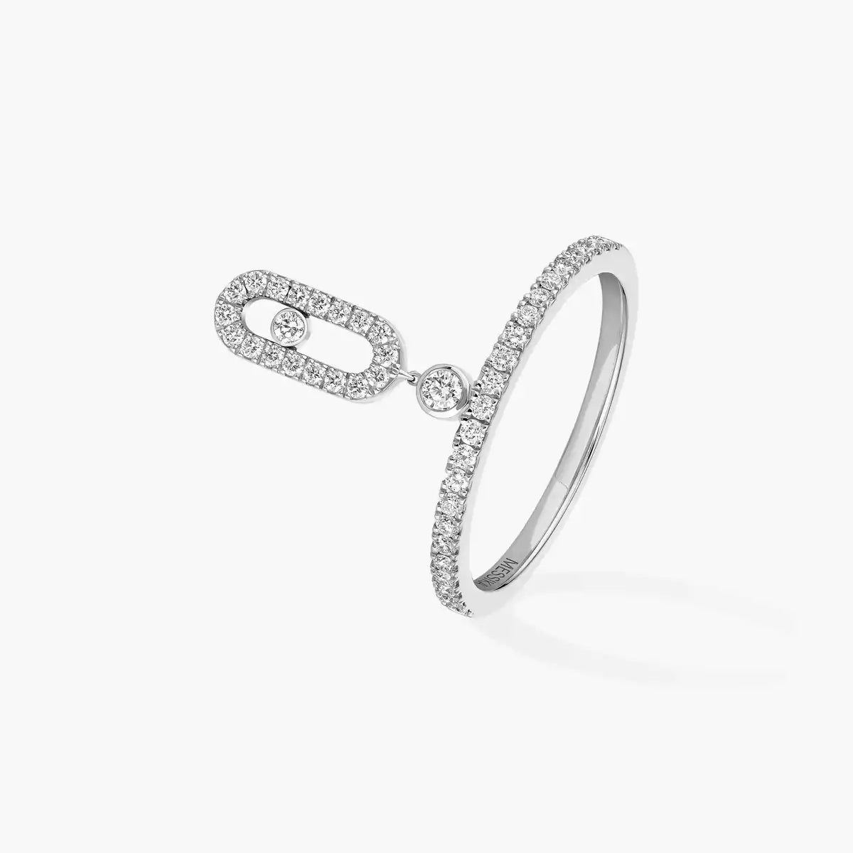 [Noble Aura jewelry]Move Uno Diamond Ring