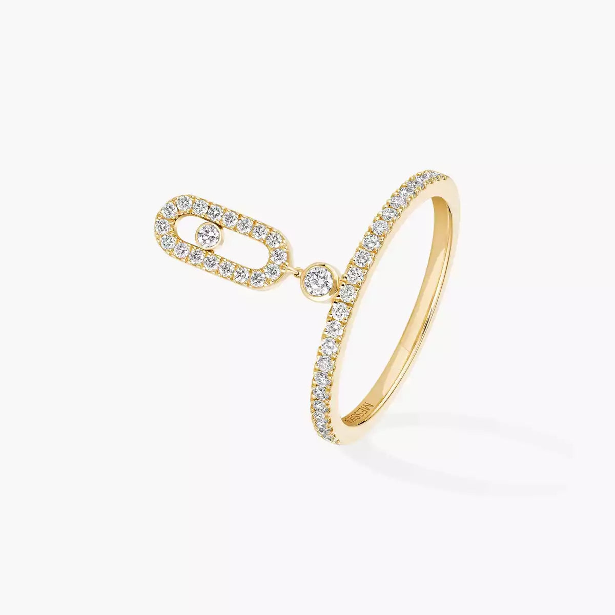 [Noble Aura jewelry]Move Uno Diamond Ring