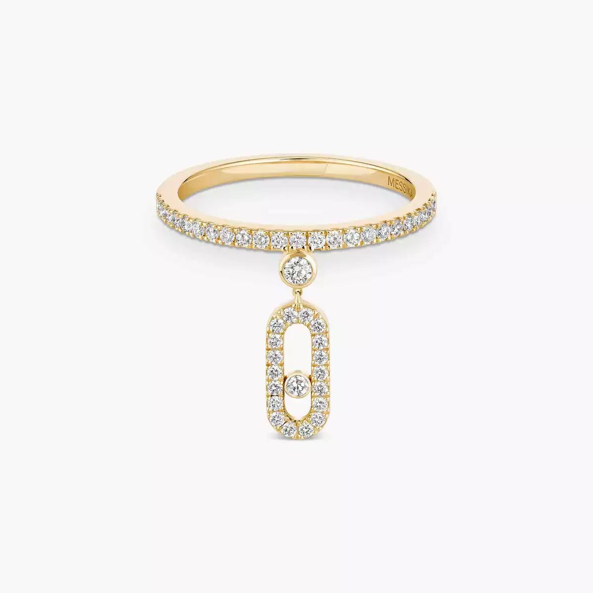 [Noble Aura jewelry]Move Uno Diamond Ring
