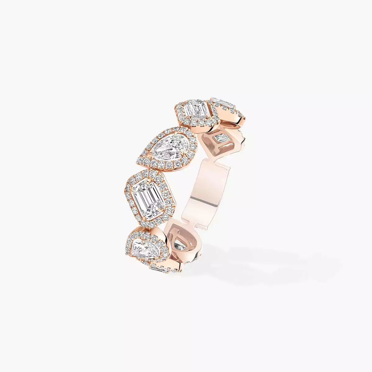[Noble Aura jewelry]Diamond Wedding Ring My Twin