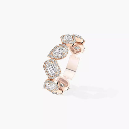 [Noble Aura jewelry]Diamond Wedding Ring My Twin