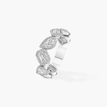 [Noble Aura jewelry]Diamond Wedding Ring My Twin